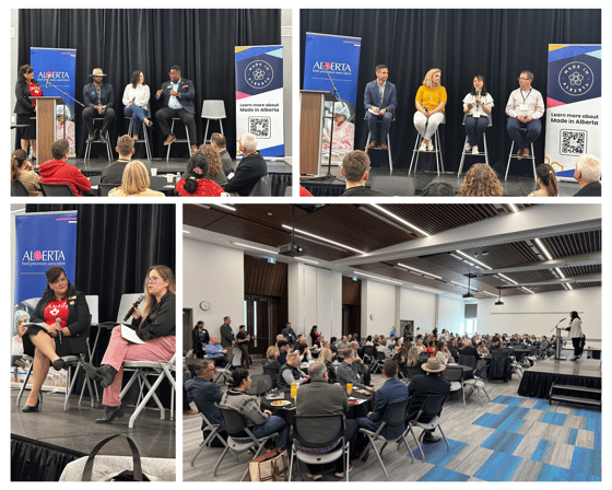 conference photo collage